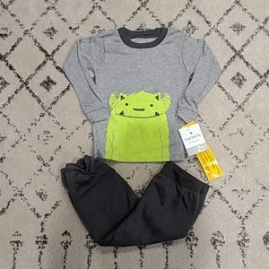 NWT Carter's Toddler Boys Pajama Set, gray, 2T